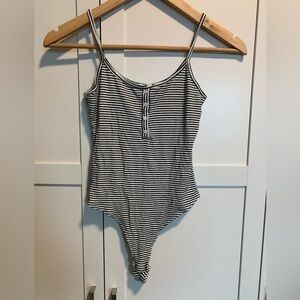 Striped bodysuit
